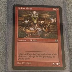 Goblin Piker Portal Second Age Magic The Gathering 