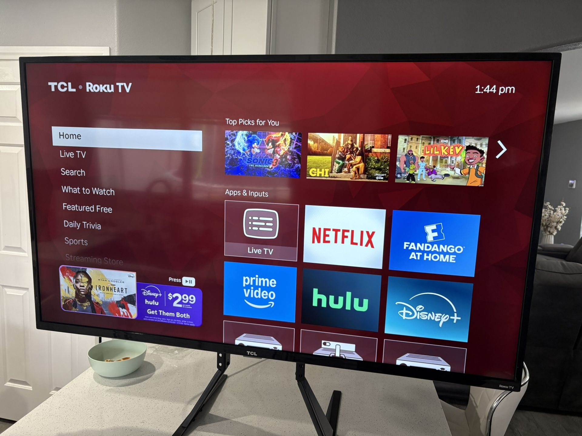 Tcl Smart Roku TV 50 Inch