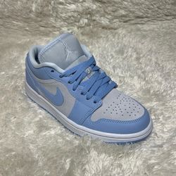 Jordan 1 Low Football Grey Aluminum Size 5