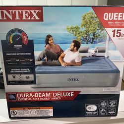 New in its box - never used Intex Queen Raised Airbed!