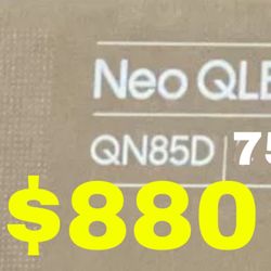 Samsung 75 NEO QLED LED LCD 120Hz 4K Tv