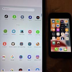 Apple iPhone  Unlocked No iCloud Lock And Tablet Combo