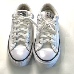 White Converse (Mens Size 7, Womens Size 9)