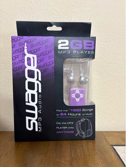 Swagger MP3 Audio 2GB Player in Purple