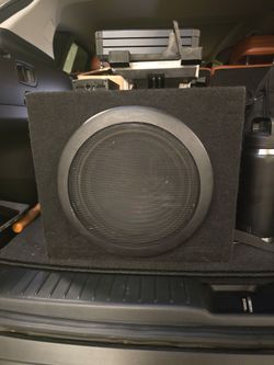 JBL 10" Subwoofer with alpine amp &  Audio Control unit