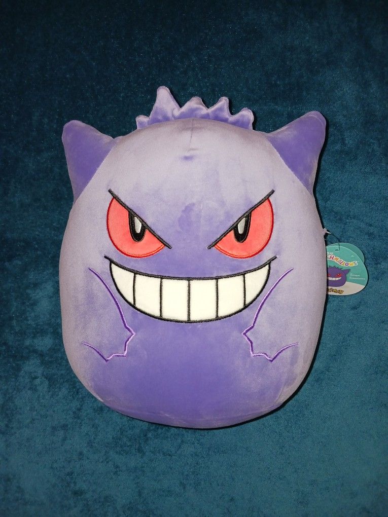 Gengar Pokemon Squishmallows 10 Inch Walmart Exclusive
