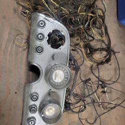 1958 Ford Thunderbird Instrument Cluster With Hardness Wires Wire Etc....