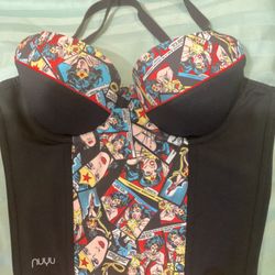 Nuyu collection wonder woman's bra corset NWOT 