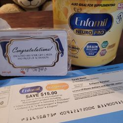 Baby Formula ENFIMIL Baby 200$ Or More In Gift Cards Included