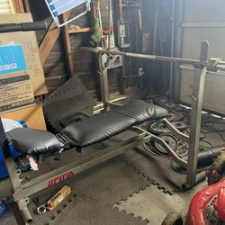 Weight Bench And Treadmill