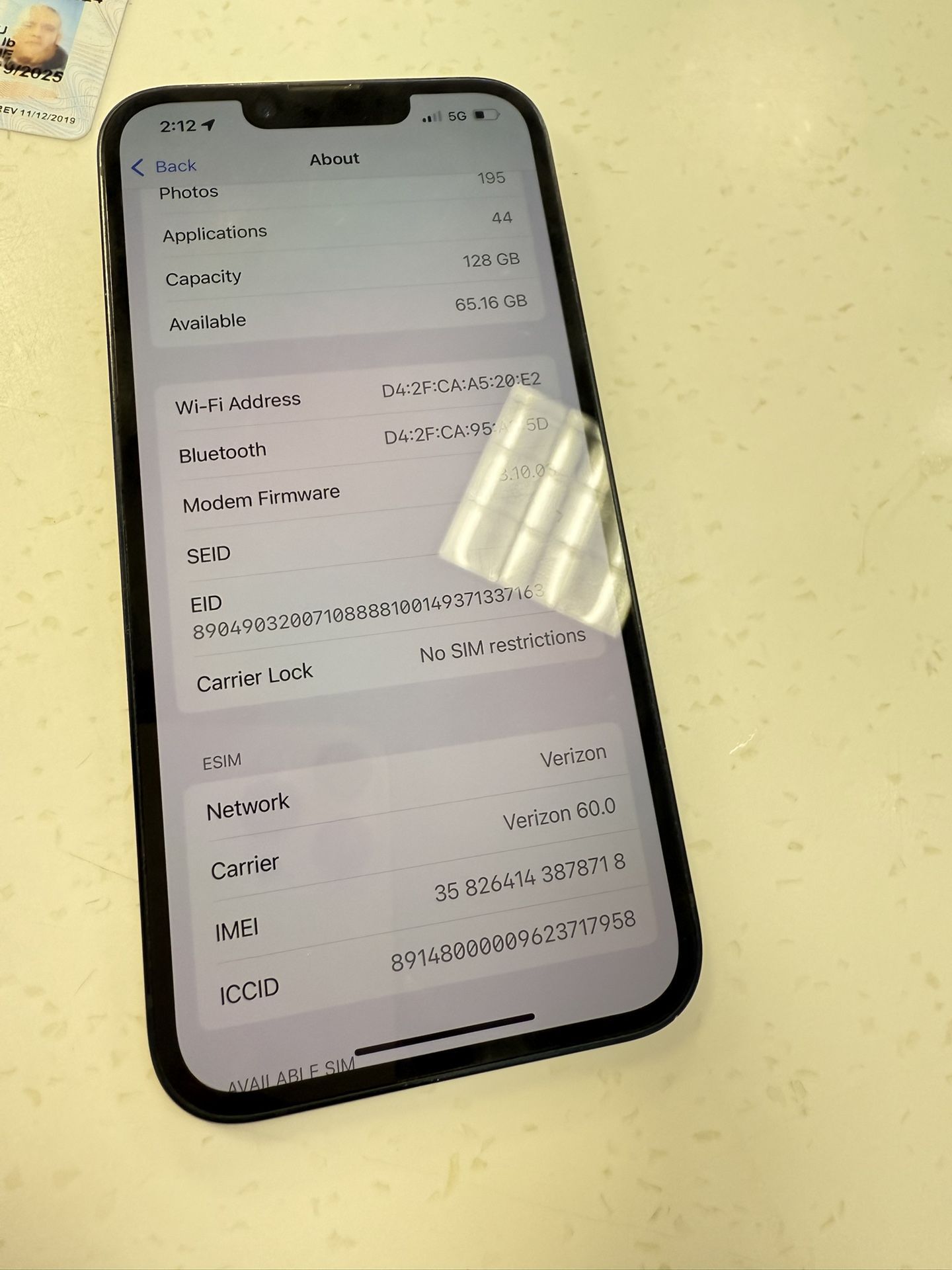 iPhone 14 Unlocked 87 Battery Health
