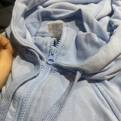 Jockey XS Baby Blue Zip-Up 