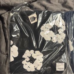 Black Denim Tear Hoodie 