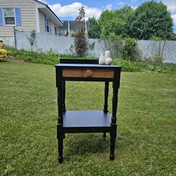 Vintage Black Side Table