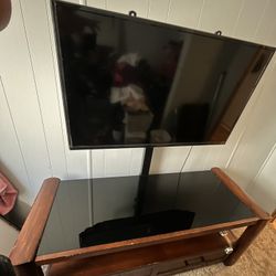 Tv Stand With 36” Insignia Tv 