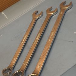 Cornwell Tools 3 Pieces Sizes: 13/16, 7/8, and 15/16 Combination Wrench Set SAE
