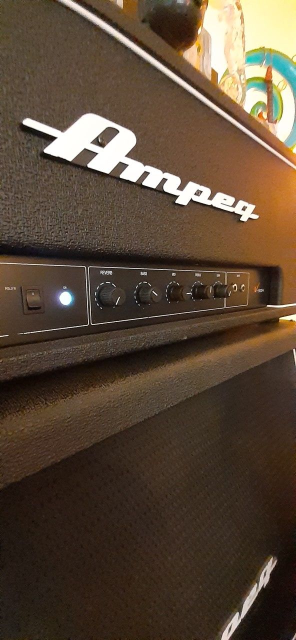 Ampeg V-50 Tube Amplifier Full Stack