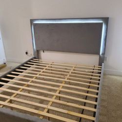 New Queen Led Bed Frame