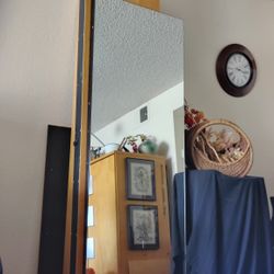 Assorted Glass & Wood section to Console. Mirror OBO donation 