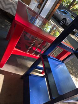 Unique end table and shelf