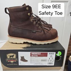 Red Wings Irish Setter Safety Toe Work Boots Size 9