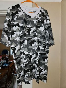 Men's Pro Club white camo t shirt sz xxl