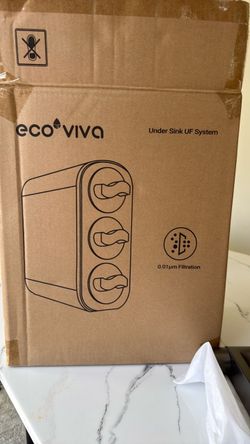 Eco viva water filter system new
