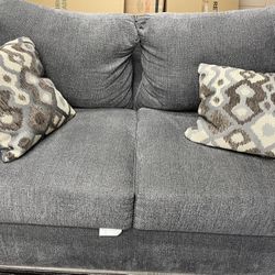 GRAY LOVESEAT