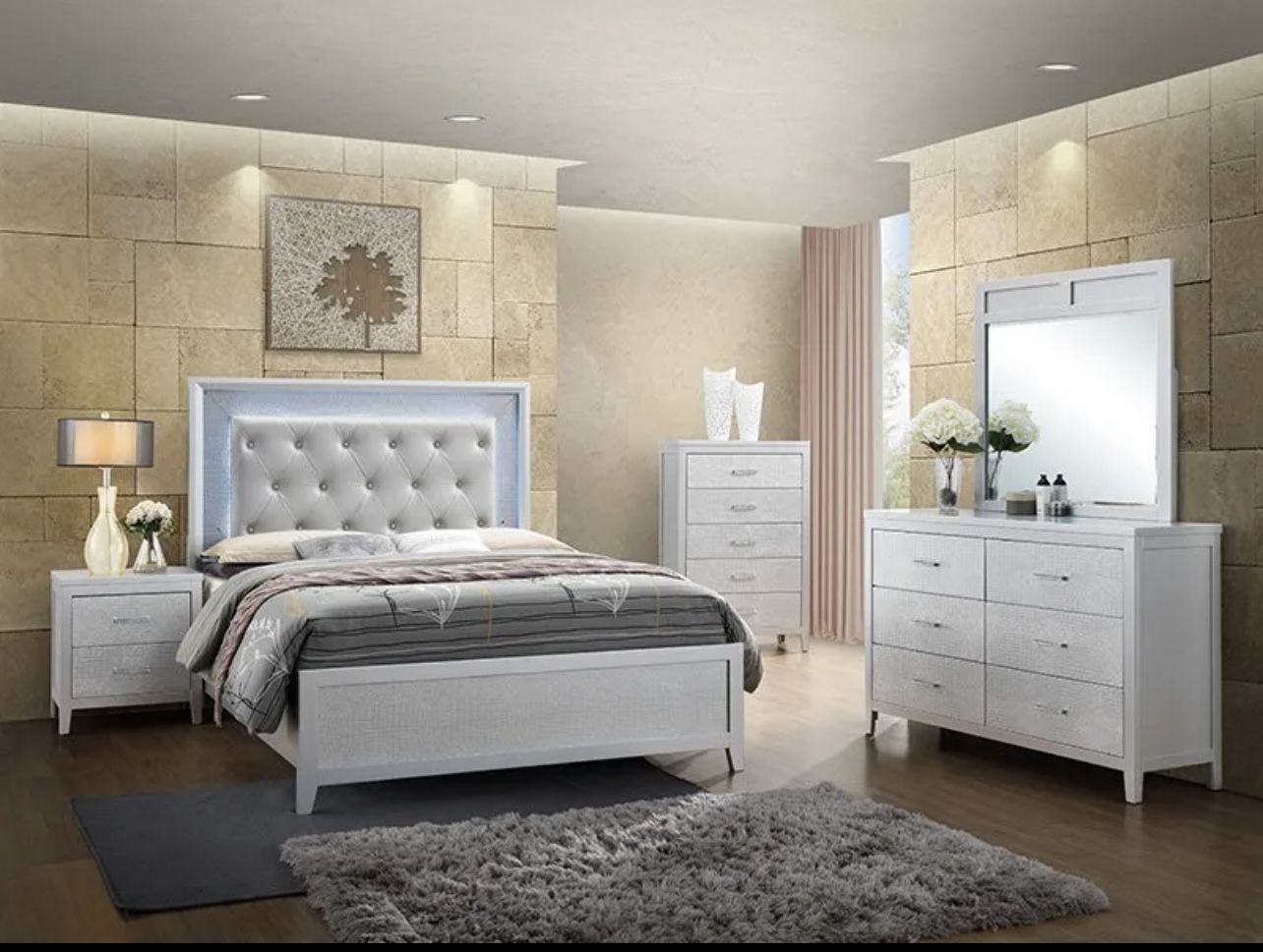 Amazing Sale! Brand New Bedroom Set With Free Mattress Set On Sale Now!