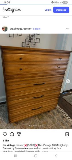 Mid Century 3 Piece Bedroom Set