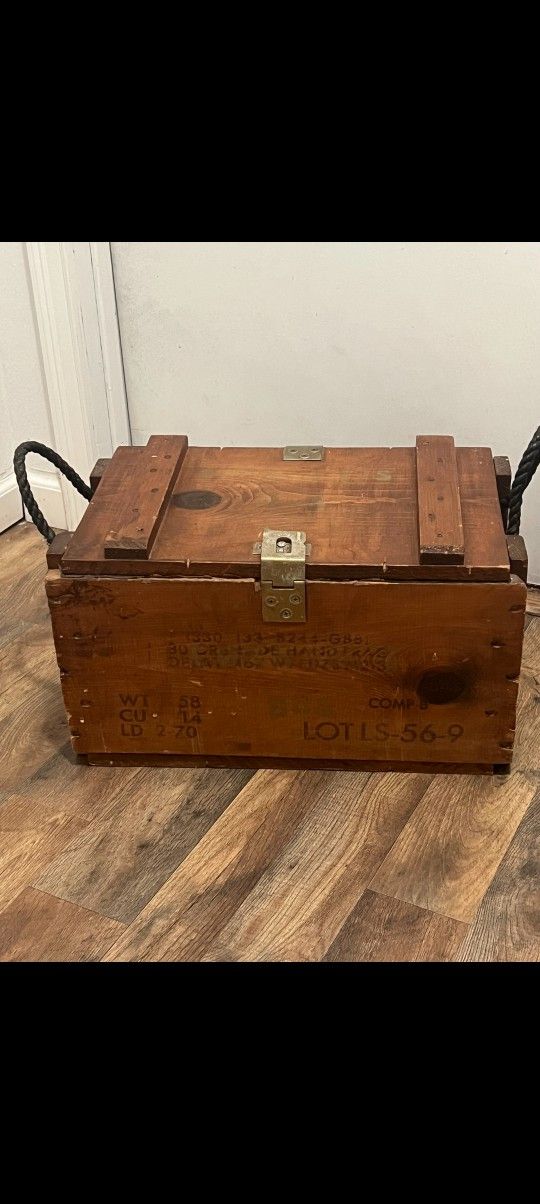 Military Grenade Crate 1970