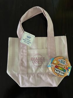 The newest Trader Joe’s mini Tote Bag and the Rainbow Mystery Bao Bun Dumpling!!