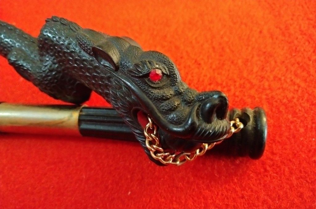 Vintage Dragon Head Shoe Brush & Shoe Horn