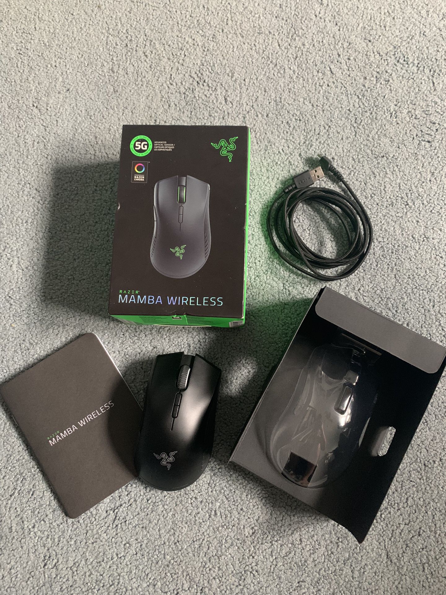 Razer Mamba Wireless Gaming Mouse (Good Condition)