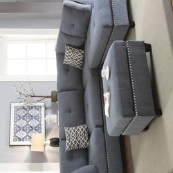 Sectional With Ottoman /// Financing Available 