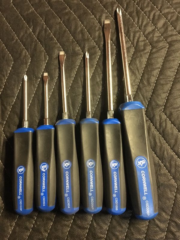Cornwell 6pc screw driver set for Sale in Moreno Valley, CA OfferUp