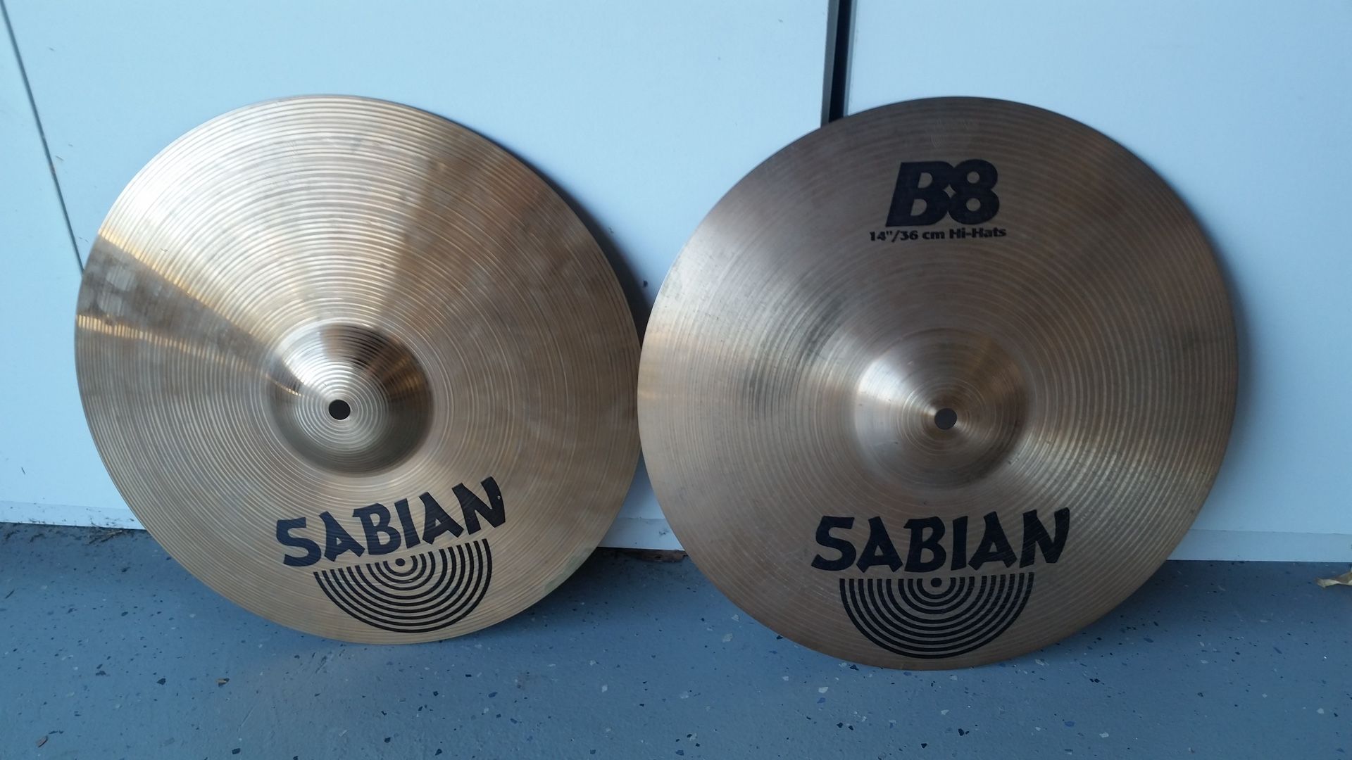 Sabian B8 Performance Cymbal Set with Hard-Sided Case - Excellent Condition!
