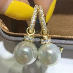 NATURAL FRESHWATER PEARLS EARRINGS 