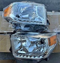 14-21 Toyota Tundra Headlights Luces Micas Calaveras Faros Faroles Focos Headlamps 