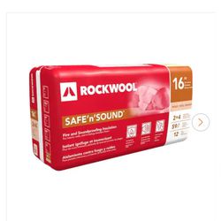 Rockwool Safe 'n' Sound Stone Wool Insulation Batt