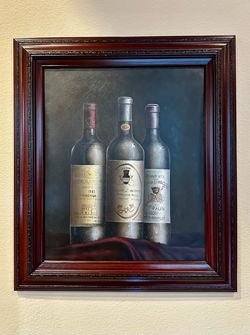 Custom Framed Canvas Painting