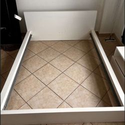 IKEA Queen Bed Frame + Memory Foam Mattress