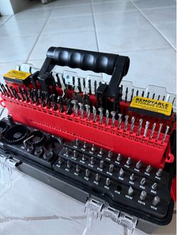 Black & Decker Accessory Tool Box Set With Drill Bits