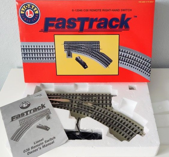 🌲Lionel FasTrack O36 Remote Right Hand Switch 6-12046