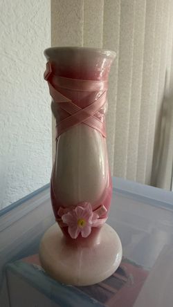Ballet Slipper Ceramic Bud Vase