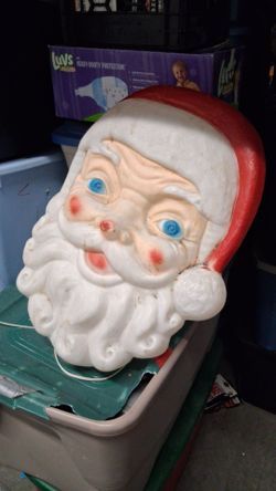 Santa mold vintage