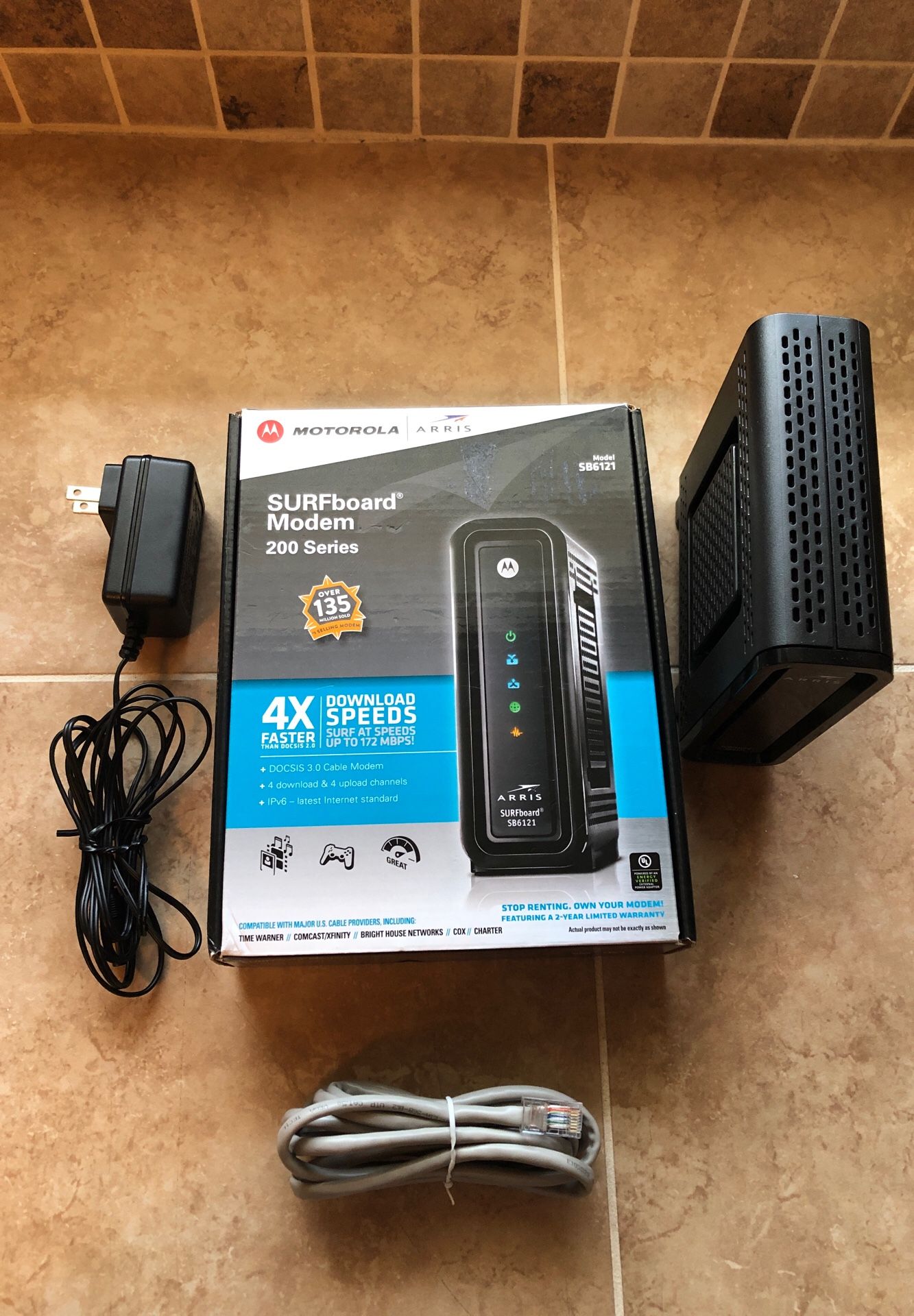 Motorola Arris Cable Modem (SB6121) Docsis 3.0