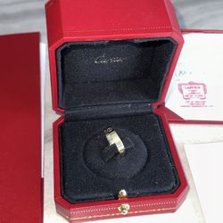 Authentic Cartier Love Ring 18k Yellow Gold