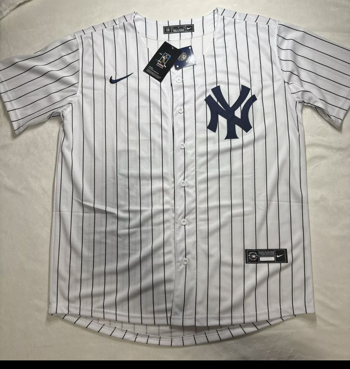 New York Yankees Juan Soto Jersey Pinstripes #22 New White Stitched