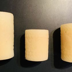 Candle Impressions Flameless Votive Candles 3 Pk with Timer